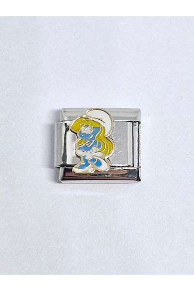 RoseCo00 Steel Italian Charm Bracelet Charm