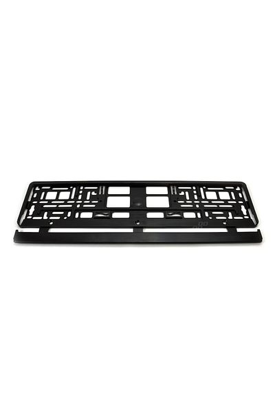 OEM License plate holder black, universal size
