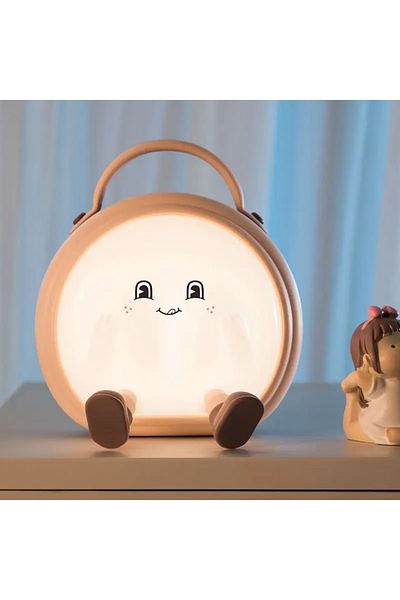 miraza LED Children's Lamp, Silicone, Rechargeable, 3 Lighting Modes, Handbag Model