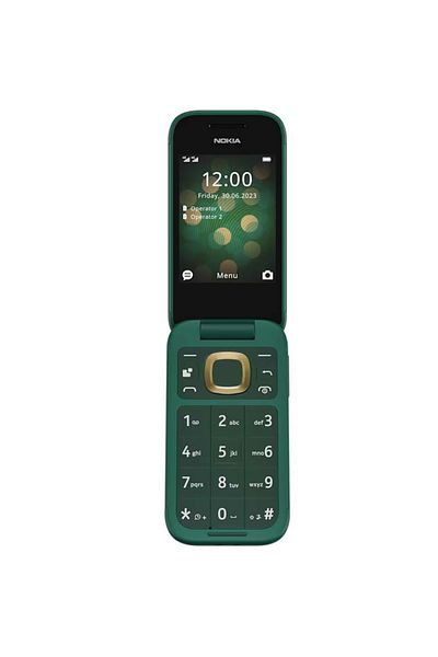 Nokia Mobile phone Nokia 2660 Flip, Dual SIM, 128MB, 48MB RAM, 4G, Lush Green
