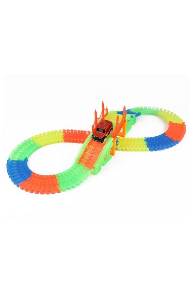ABYZ Glow In The Dark Car Circuit, 137 pieces, length 153 cm