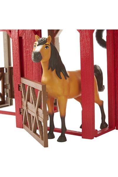 mattel Spirit Playset, Stable with Swing and 10 Accessories