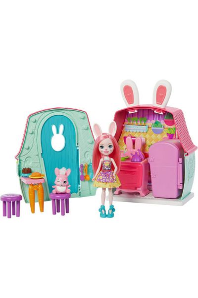 mattel EnchanTimals playset, Bree Bunny and house