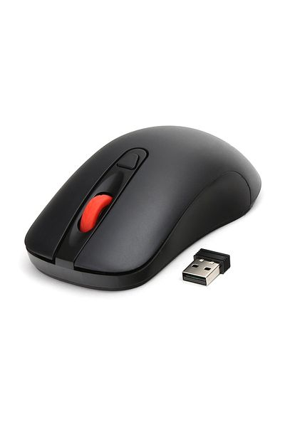 Platinet Mouse Wireless 2.4GHz, Omega 45269 OM-520, 4 butoane, 1200 / 1600 dpi, 2 x AAA, negru
