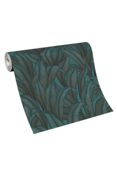 erismann Modern Wallpaper with Leaf Pattern, 3D Effect
