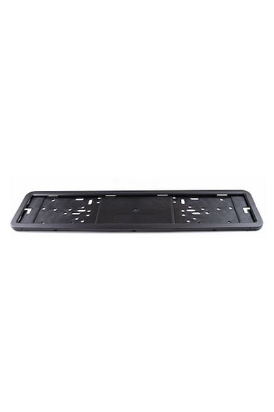 motor starter License plate holder, matte black stainless steel
