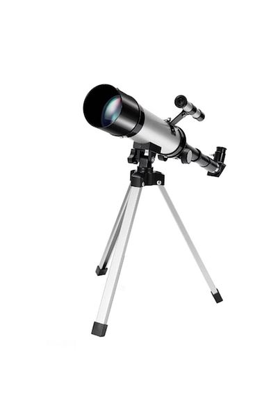 SUPER TRENDS Telescop Astronomic SUPER TRENDS® Cu Trepied Din Aluminiu, Vedere 360°, Zoom Reglabil Maxim 40x si