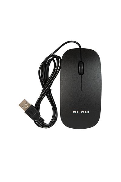 Blow Mouse optic USB, BLOW MP-30, 1000DPI, cablu USB de 1.5m, negru