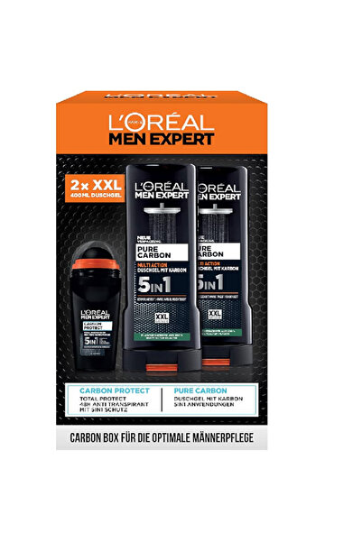 Vidal Set cadou L;OREAL MEN EXPERT pure carbon (deo-rol50ml, +2buc gel dus400ml)