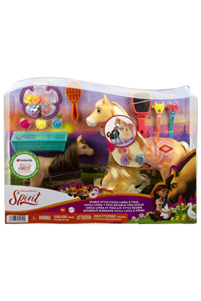 mattel Spirit, Chica Linda and Foal Playset - The Beauty Stable