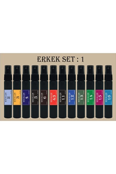 Krigler 30 ML Kalem Parfüm 12 adet 360 ml / Erkek Set 1