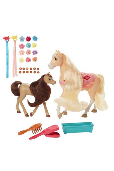 mattel Spirit, Chica Linda and Foal Playset - The Beauty Stable
