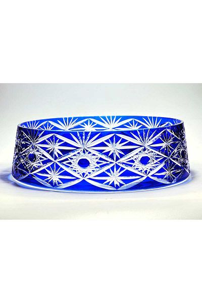 Kristal Market Handmade Crystal Avant-Garde Vision Mercury Decorative Presentation Bowl