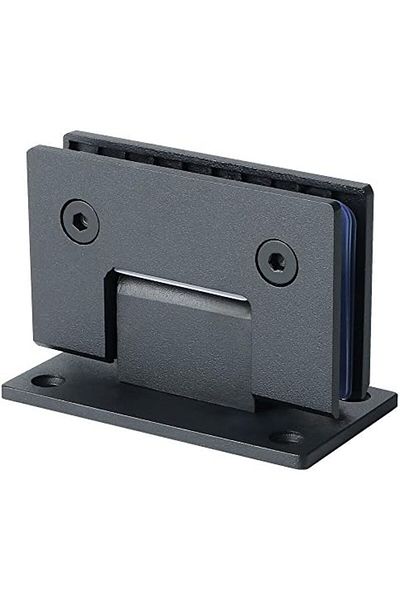 ALİSE Alise Glass Shower Door Hinges - Heavy Duty Stainless Steel, 90 Degree Wall to Glass, Frameless Show
