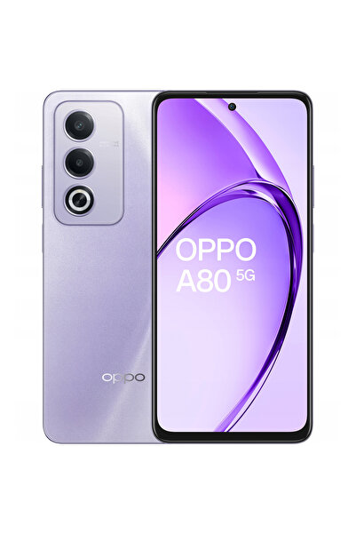 OPPO Κινητό τηλέφωνο OPPO A80, Διπλή SIM, 8GB RAM, 256GB, 5G, Moonlight Purple