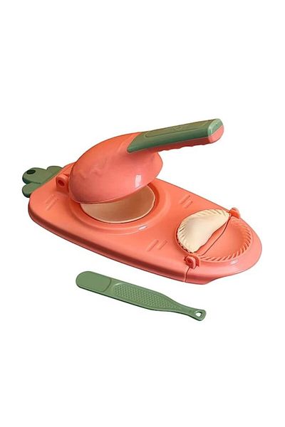 SUPER TRENDS Aparat Pentru Facut Coltunasi, Ravioli SUPER TRENDS®, Presa Manuala 2 in 1 Galuste si Paste, Verde/
