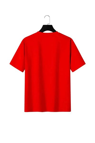 Koklonmoda Large Size Unisex Barcelona Printed Oversize T-Shirt
