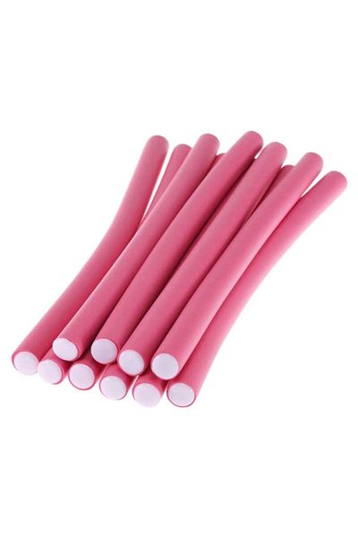 Urban Trends Set of 10 Flexible Wet-Dry Hair Curlers, No. 1, pink, URBAN TRENDS®