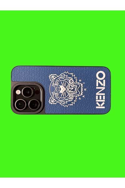 Kenzo Carcasă de telefon compatibilă cu iPhone 16 Pro- Albastră