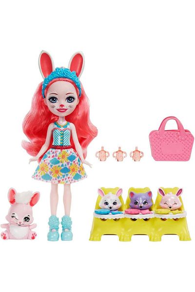 mattel Playset Enchantimals Baby Best Friends - Bree Bunny and Twist
