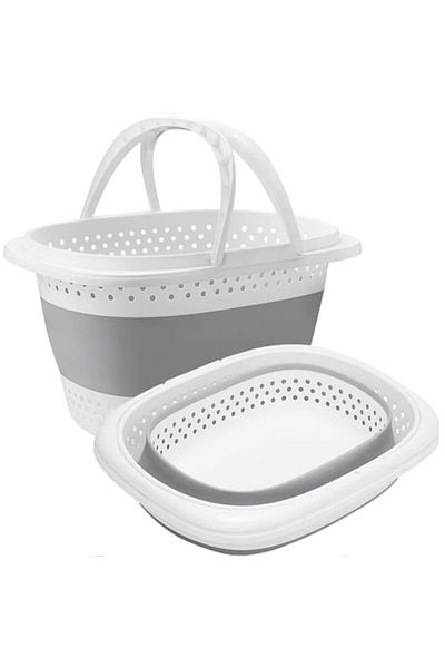 SUPER TRENDS SUPER TRENDS® Premium Foldable Laundry Basket with Handles, Multifunctional, Compact, for Storage