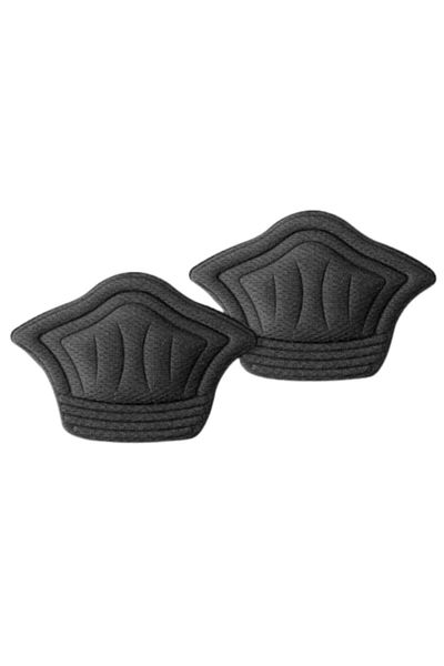 SUPER TRENDS Set 2 Protectii Calcai Pentru Incaltaminte SUPER TRENDS®, Pernute Moi, Grosime 10 mm, Negru