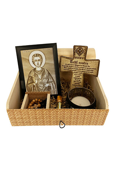 OEM Set Dar Sfant – Icoana si Rugaciune: Sfantul Pantelimon