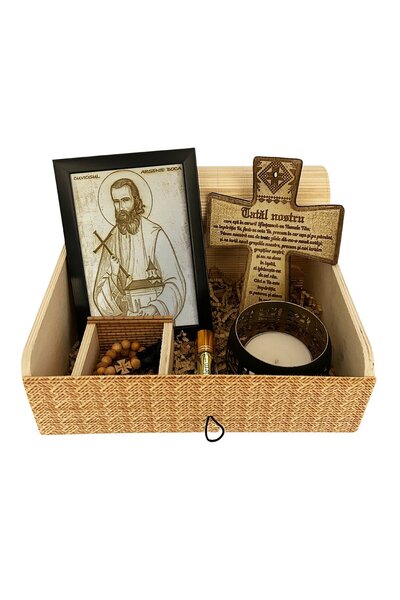 OEM Set Dar Sfant – Icoana si Rugaciune: Arsenie Boca