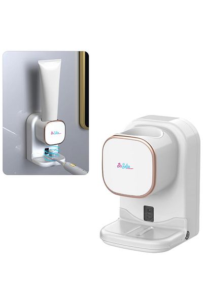 Sofia Concept Sofia CONCEPT® Automatic Toothpaste Dispenser, Infrared Sensor, 3 Levels, 1200mAh, White Pearl