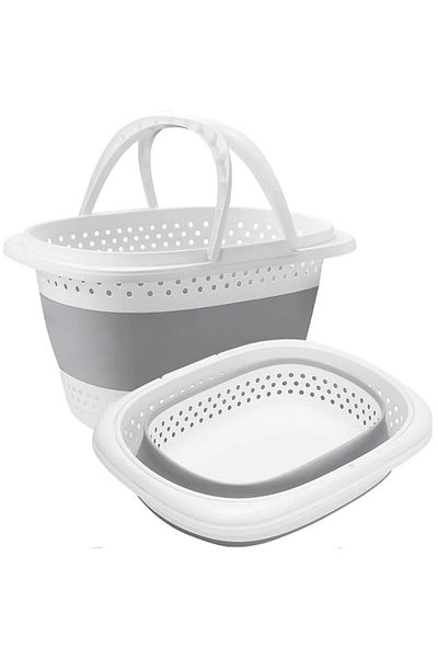 SUPER TRENDS SUPER TRENDS® Premium Foldable Laundry Basket with Handles, Multifunctional, Compact, for Storage