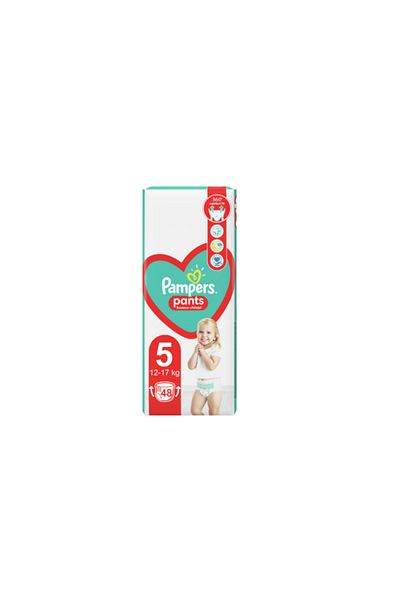 Pampers Scutece-chilotel Pampers Pants Jumbo Pack Marimea 5, 12-17 kg, 48 buc