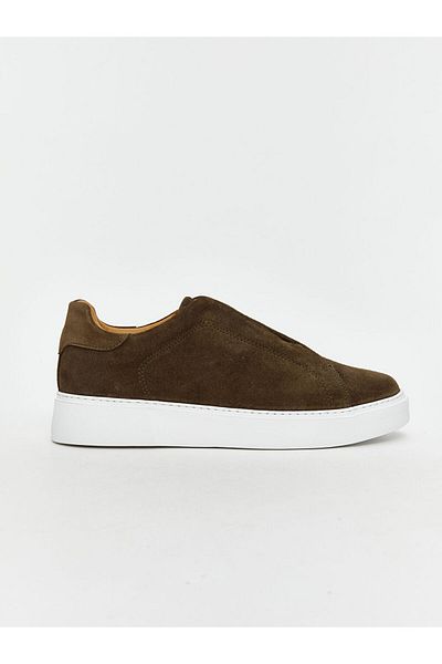 LC Waikiki Lcw Steps Khaki Suede Men's Sports Shoes