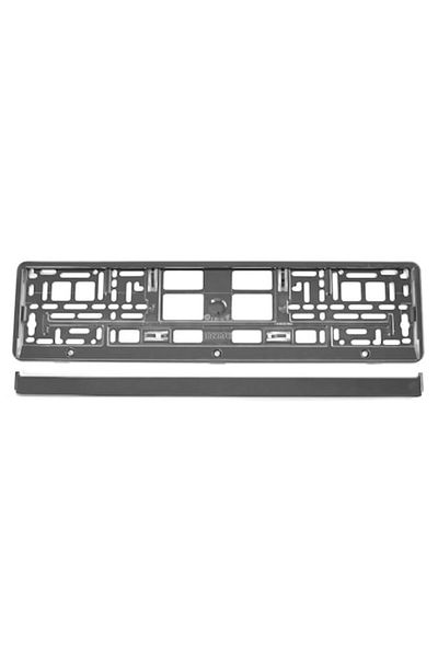 motor starter Plastic license plate holder, Premium quality, GRAPHITE color