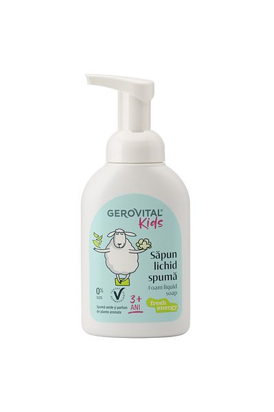 GEROVITAL Sapun lichid spuma Gerovital Kids Fresh Energy, 300 ml