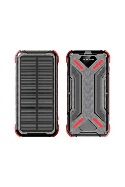 ideal STORE Εξωτερική μπαταρία SunnyCharge IdealStore, ηλιακή φόρτιση, γρήγορη φόρτιση, χωρητικότητα 20.000 mAh, οθόνη LED