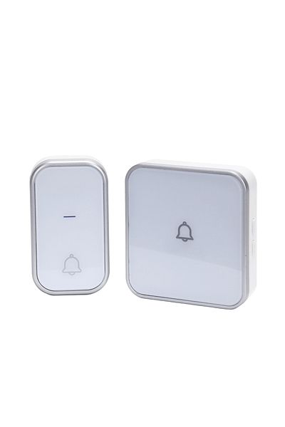 Sofia Concept Sonerie Fara Fir SofiaCONCEPT®, IP57, 36 Melodii, Alimentare Priza, 1 Receptor, White Silvery