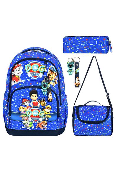 My Easy Shop School Bag Set of 3 Bag-Nutrition-Pencil Holder Keychain Gift