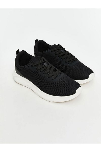 LC Waikiki Black Mesh Detailed Men's Sports Shoes