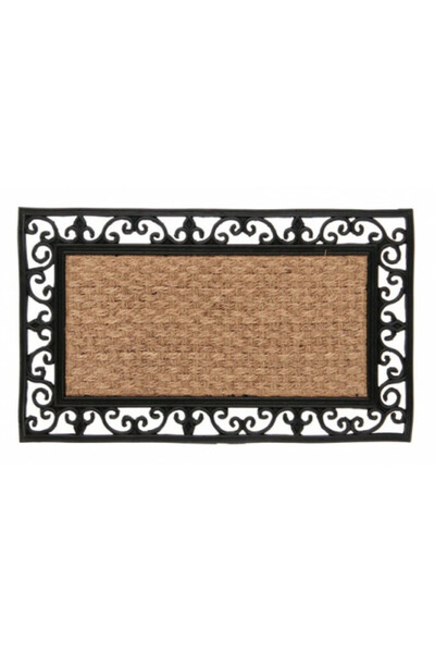 Bizzotto Entrance mat cocos nature black 45x75x0.8 cm