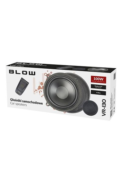Pioneer Car speaker set, 5.25”, 100W, Blow VR-130
