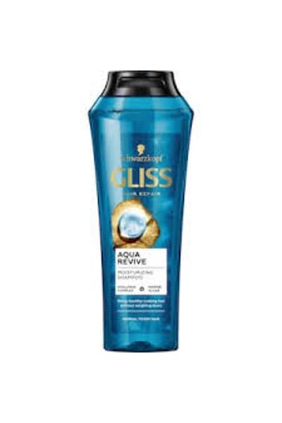 Gliss Sampon cu alge marine si complex de Hyaluron Gliss Aqua Revive pentru par normal sau uscat, 250 ml