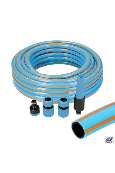 GardenXL Premium Garden Hose ANGMAD 1/2" Diameter, 20m Length, UV-Resistant