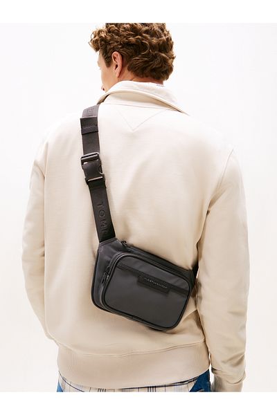 Tommy Hilfiger Men Dark Grey Repreve Bumbag
