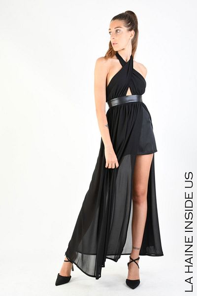La Haine Inside Us Long Georgette Dress - - White, Xs