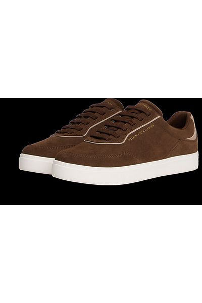 Tommy Hilfiger Women Legacy Brown Casual Suede Low Top Sneakers
