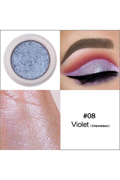 Handaiyan Metallic Eyeshadow Pigment, Handaiyan, Super Shock Metallic, 08 Violet