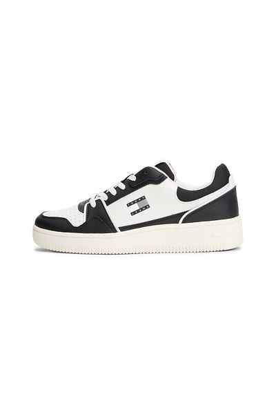 Tommy Hilfiger Tommy Hilfiger Men Black Retro Basket Low Top Sneakers