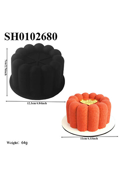 Choice قالب سيليكون على شكل قلب، أسطواني، مربع، ذو ملمس مميز، مناسب لعمل كيكة...