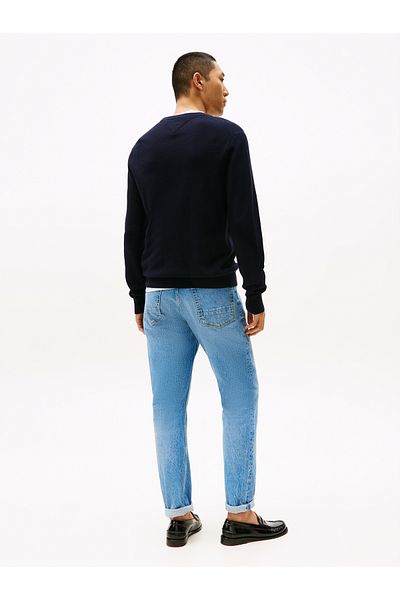 Tommy Hilfiger Tommy Hilfiger Men Desert Sky Crew Neck Textured Knit Jumper Sweater