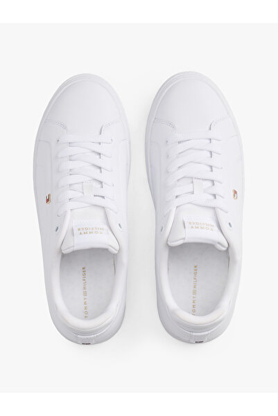 Tommy Hilfiger Tommy Hilfiger Women White Icon Court Low Top Sneakers